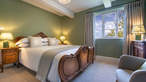 The second king-size bedroom at Village Farmhouse, Cheshire